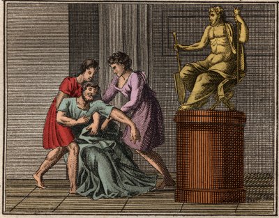 Demosthenes død, 384-322 f.Kr. av French School