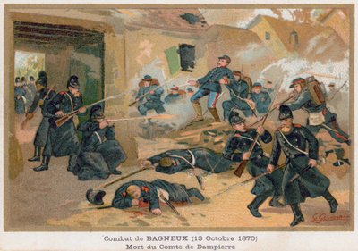 Comte de Dampierres død under kampene ved Bagneux av French School