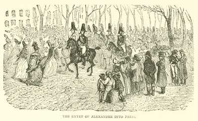 Alexanders inntreden i Paris (gravering) av French School