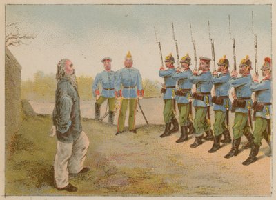 Henrettelsen av Francois Debergue av French School