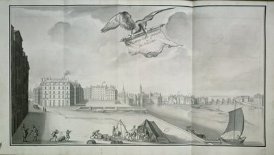 The Gabelle, Nantes, i 1723 av French School