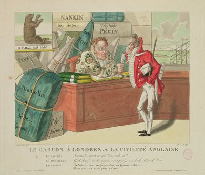 Gascon i London, eller engelsk borgerskap, 1806 av French School
