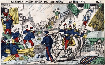The Great Floods of Toulouse on June 23 av French School