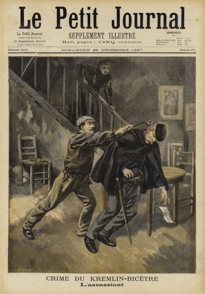 Kreml-Bicetre-drapet, Paris, 1897 av French School