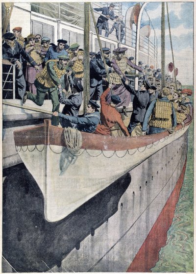 The Lesson of SS Titanic: Redningsbåtøvelse på en passasjerbåt av French School