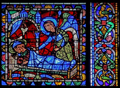 The Life of Christ window: Josephs Dream (w50) av French School