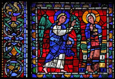The Life of Christ window: The Annunciation (w50) av French School