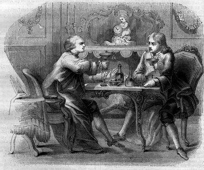 The Marquis de Nointel offering a lunch at the bandit Cartridge (Louis Dominique Cartridge said av French School