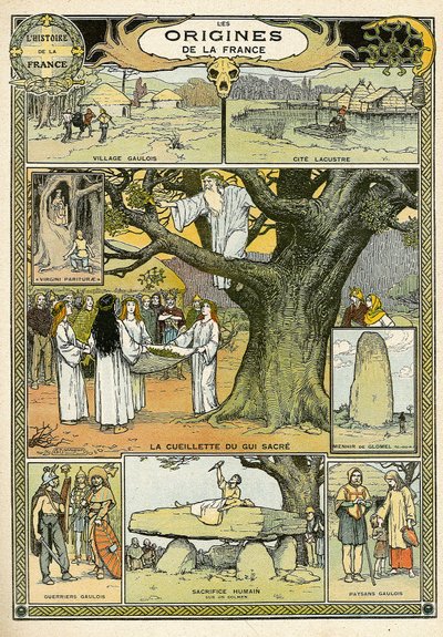 Frankrikes opprinnelse, fra «Histoire de France» av French School