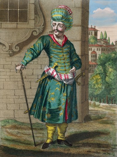 Perseren, fra Recueil dEstampes sur les Costumes du Levant, gravert av Gerard Jean Baptiste Scotin (1671-1716) 1707-08 av French School