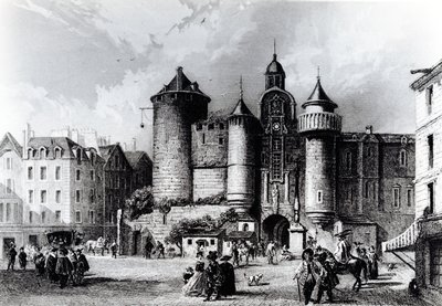 Petit Chatelet på det syttende århundre av French School