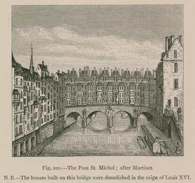 Pont St. Michel; etter Martinet av French School