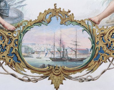 Havnen i Sevastopol, 1854 av French School