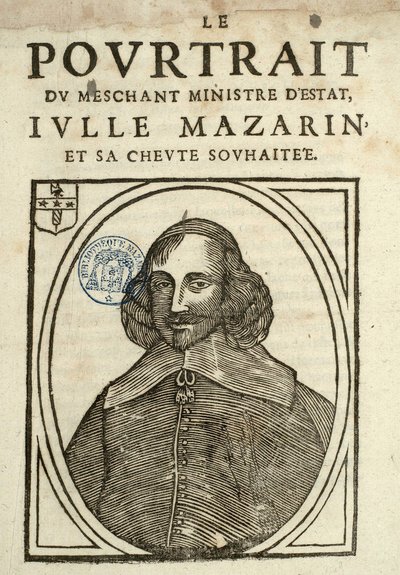 Portrettet av den onde statsministeren, Iulle Mazarin og hans ønskede djevel, Politisk brosjyre under slyngen av French School