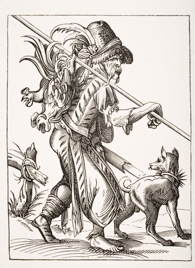 The Poulterer, etter en illustrasjon fra 1500-tallet tegnet og gravert av Jost Amman (1539-91) fra 