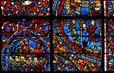 The Prodigal Son-vinduet: Mat og drikke til festen (w35) av French School
