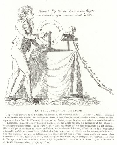 Revolusjonen og Europa av French School
