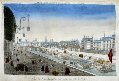 Kongebroen hentet fra Cours de la Reine - gravering av French School