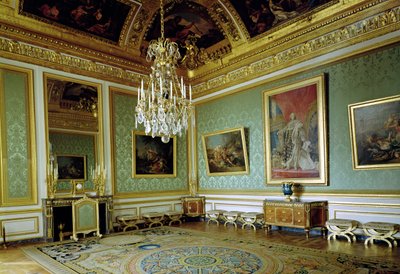 Salon des Nobles, pusset opp i 1785 av Marie-Antoinette (1755-93) av French School