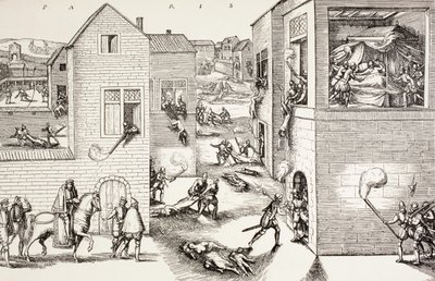St. Bartholomew-massakren, august 1572, fra 