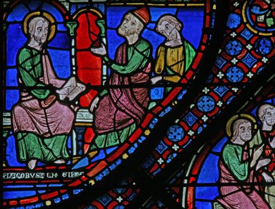 St James Window: Almongenes er konvertert (w5) av French School
