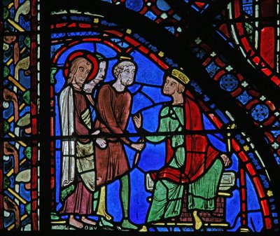 The St James Window: James before Herodes (w5) av French School