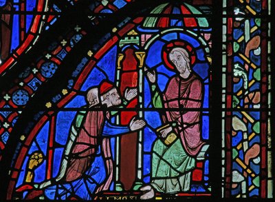 The St James Window: James with Almongenes (Hermogines) og Filetus (w5) av French School