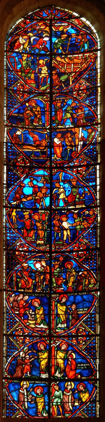 St. Laurence-vinduet av French School