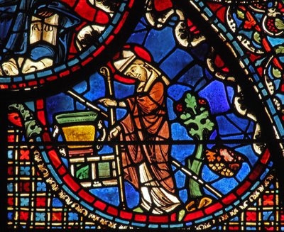 St Lubin-vinduet: velsigner litt vann (w45) av French School
