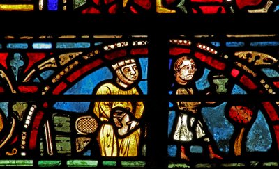 St Lubin-vinduet: givere - vinprodusenter: han serverer vinen, hun holder pengesekken! (w45) av French School