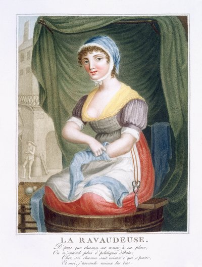 The Stocking Darner, ca. 1816 av French School