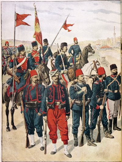Den tyrkiske hæren under Balkankrigen, 1912-13 av French School
