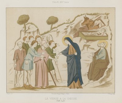 Jomfru Maria med Kristusbarnet av French School