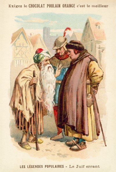 Den vandrende jøden (chromolitho) av French School