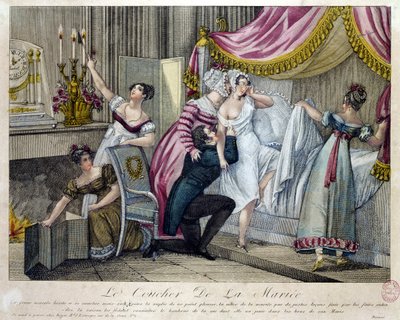 Bryllupsnatten, ca. 1820 av French School