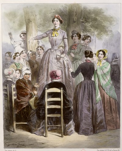 Kvinneregjeringen under revolusjonen i 1848 av French School