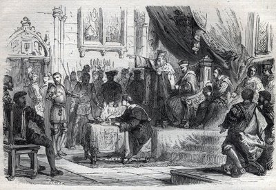 Motpaven Clement VII (Robert de Geneve av French School