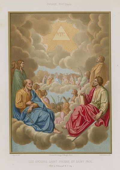 Apostlene Saint Peter og Saint Paul av French School
