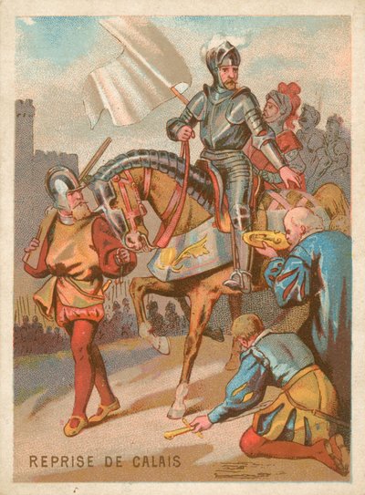 Erobringen av Calais av kong Henry II av Frankrike av French School