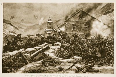 Fangsten av Steinbach av franskmennene i den første uken av januar, 1915, 1915-19 av French School