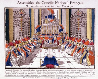 Presteskapet i Frankrike og Italia møttes i Paris til forsamlingen av det franske nasjonalrådet 9. juni av French School