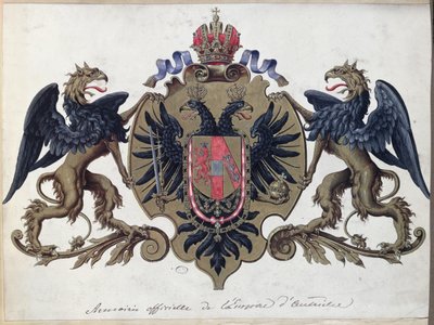 Våpenskjoldet til det østerrikske imperiet, før 1867 av French School