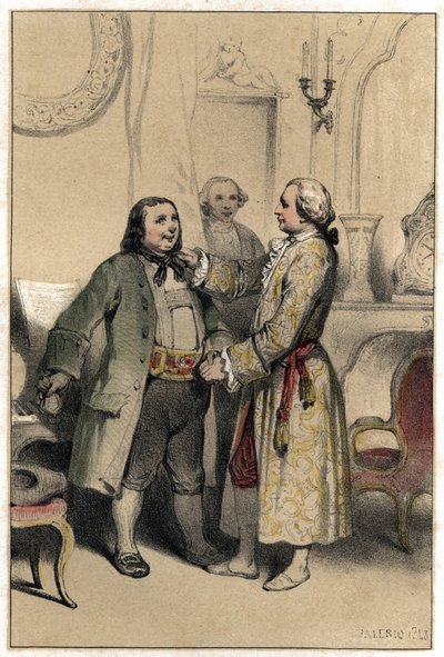 The composer Joseph Haydn received a man who came to ask him to compose a menuet for his daughter