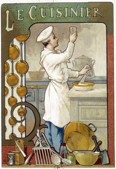 Kokken - Chromolithography 1900 av French School