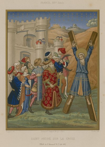 Korsfestelsen av Saint Andrew av French School