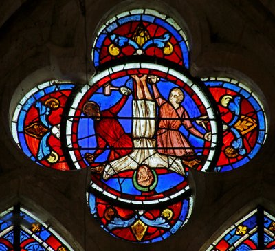 Korsfestelsen av St Peter av French School