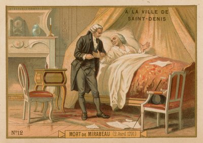 Mirabeau døde, 2. april 1791 av French School