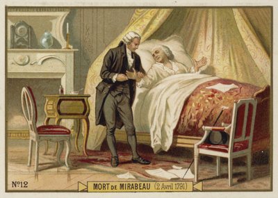 Mirabeau døde, 2. april 1791 av French School