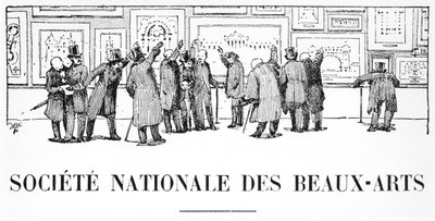 Institutt for arkitektur, Societe Nationale des Beaux-Arts, Salon av 1910, illustrasjon fra LArchitecture, 1910 av French School
