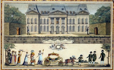 De første trinnene til kongen av Roma Napoleon II, hertugen av Reichstadt (1811-1832) og sønn av keiser Napoleon I (1769-1821), et Meudon 1800-tallstrykk Sceaux, Musee of the Ile de France av French School
